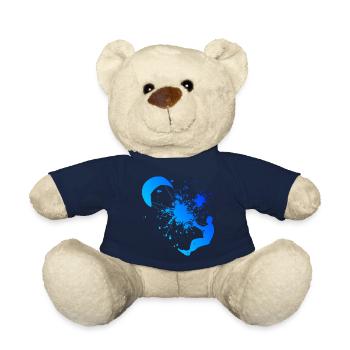 Kitesurf Femmes Kitesurfer Kitesurf Kitesurf - Nounours - bleu marine - Devant