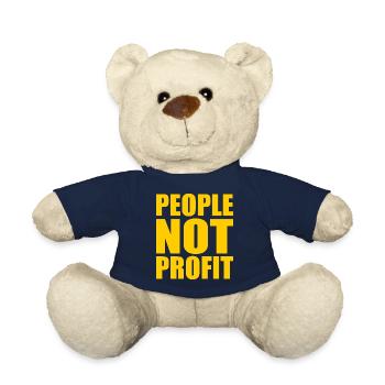 People not profit - Nounours - bleu marine - Devant