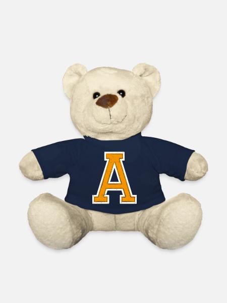 A - Buchstabe / College Style - Teddy - French Navy