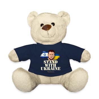 Ukraine Israel Zelensky - Teddy Bear - french navy - Front