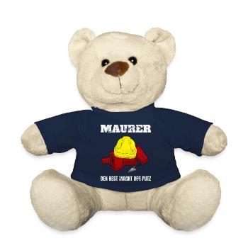 Maurer Den Rest Macht Der Putz - Teddy - French Navy - Vorne