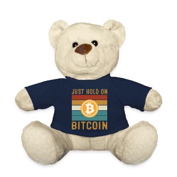 Just Hold on Bitcoin - Teddy - French Navy - Vorne
