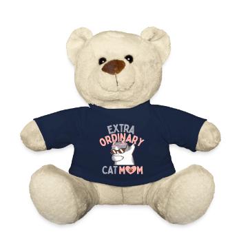 MAMAN CHAT EXTRA ORDINAIRE - Nounours - bleu marine - Devant