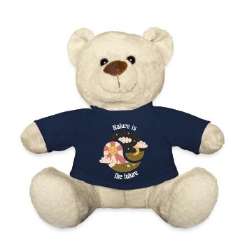 La nature est l’avenir Rétro Nature Designs - Nounours - bleu marine - Devant
