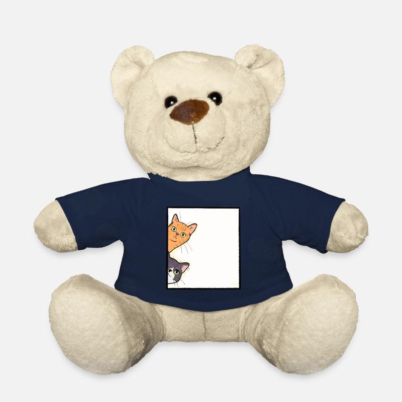 Nosey Cats Kunst - Teddy - French Navy