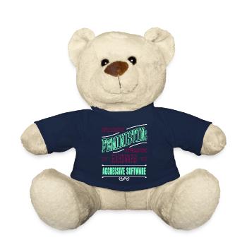 frauenpower smylie humor cool die welt - Teddy - French Navy - Vorne