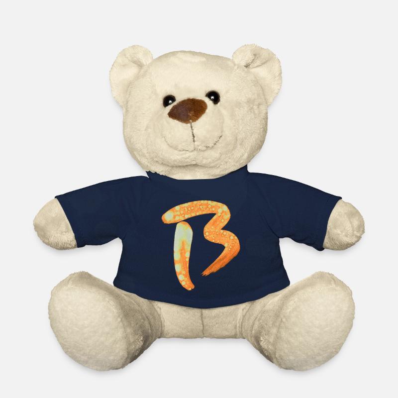 B - Aquarell - Teddy - French Navy