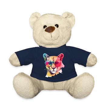 El malinus the cougar - Teddy Bear - french navy - Front