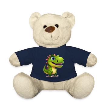 Dinosaur - Teddy Bear - french navy - Front