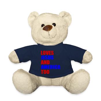 loves jesus and america too - Teddy - French Navy - Vorne