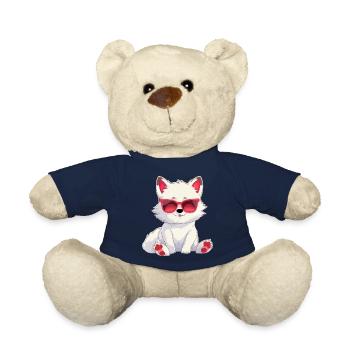 Koll le loup blanc - Nounours - bleu marine - Devant