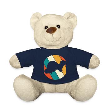 Vintage Ferret Enthusiast Weasel Vintage - Nounours - bleu marine - Devant