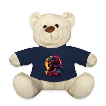 Illustration Samurai Krieger Japan - Teddy - French Navy - Vorne