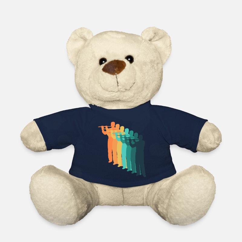 Retro Flöte - Teddy - French Navy
