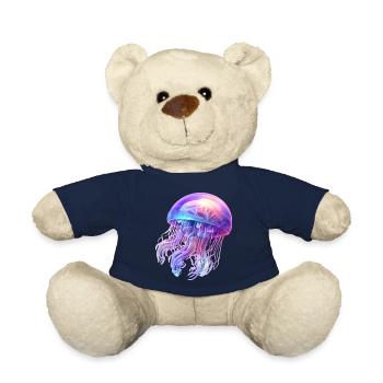 Qualle Farbenfroh & Transparent - Teddy - French Navy - Vorne