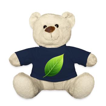green leaf - nature conservation - Teddy Bear - french navy - Front