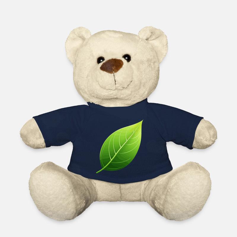 green leaf - nature conservation - Teddy Bear - french navy