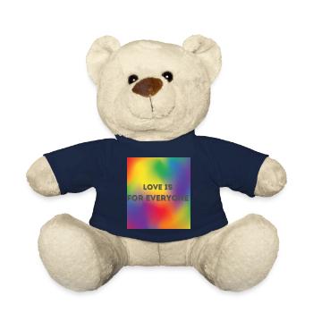 Love is for everyone. - Teddy Bear - french navy - Front