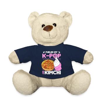 Kimchi Liebhaber Koreanische Küche Essen Geschenke - Teddy - French Navy - Vorne