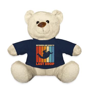 Funny Skydiver Quote: Perfect Gift! - Teddy Bear - french navy - Front