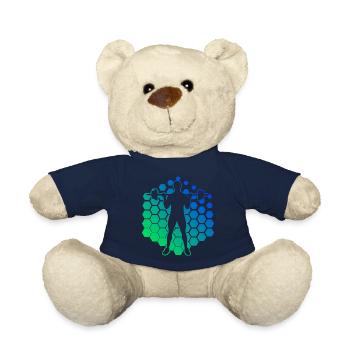 Fitness Endurance Training Women's Weightlifting - Teddy Bear - french navy - Front