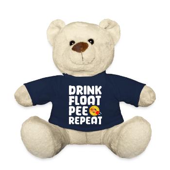 Drink Float Pee Repeat River Floating Tube - Teddy - French Navy - Vorne