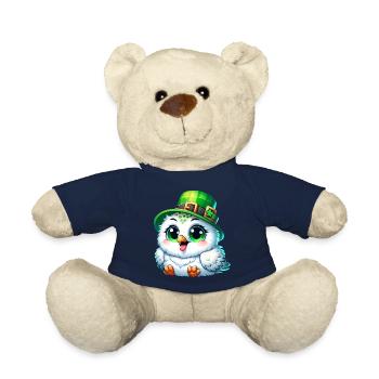 St. Patrick's Süße Schneeeule - Teddy - French Navy - Vorne