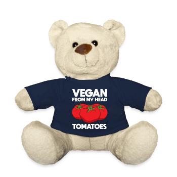 Lustiger Veganer Veganer Aktivist - Teddy - French Navy - Vorne