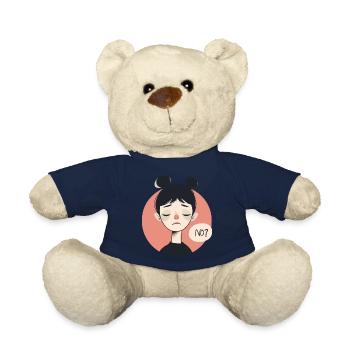No? No to what? - Teddy Bear - french navy - Front