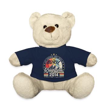 Avril 2014 Cadeau D'anniversaire Avril 2014 Avril - Nounours - bleu marine - Devant