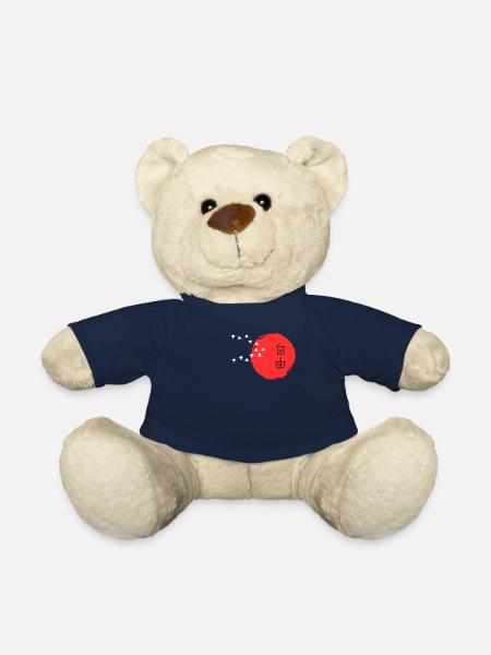 Japanese Character Art - ApriNoeScor - Teddy Bear - french navy