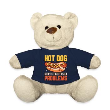 Hot Dog The Answer To All Life's Problems Hotdogs - Teddy - French Navy - Vorne