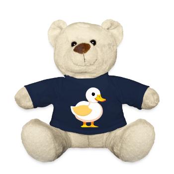 Mignon bébé canard oie - Nounours - bleu marine - Devant