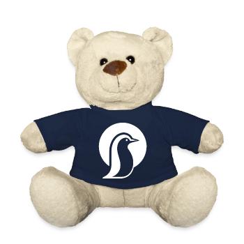 Pinguin Silhouette am Südpol minimalistisch - Teddy - French Navy - Vorne