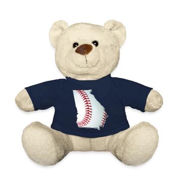 Georgia (USA) | echter Baseball | Landkarte - Teddy - French Navy - Vorne