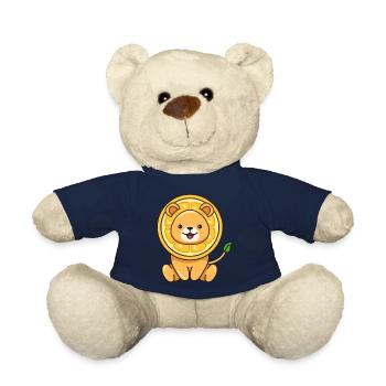 Lion citron design pour les amoureux des Lions - Nounours - bleu marine - Devant