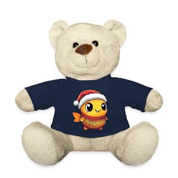 Goldfische Weihnachten - Teddy - French Navy - Vorne