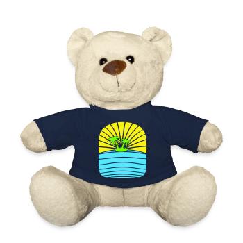 Palme Insel Baum Strand Urlaub Kokosnuss Meer Cool - Teddy - French Navy - Vorne