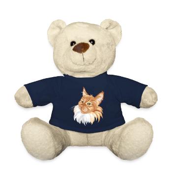 Ingwer Katze Porträt - Teddy - French Navy - Vorne