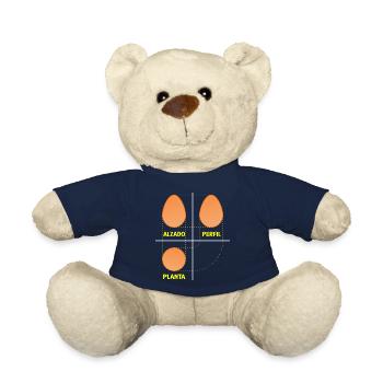 Dihedral egg system for architects - Teddy Bear - french navy - Front