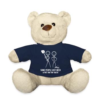 Humorvolles Klaps auf der Rückseite Design - Teddy - French Navy - Vorne