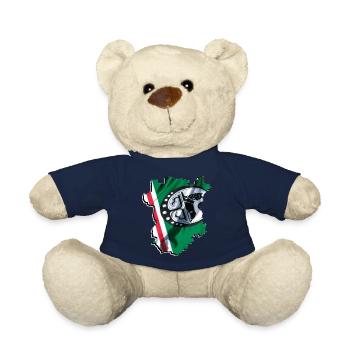 (RU) Tschetschenien Flagge in eigener Landkarte - Teddy - French Navy - Vorne
