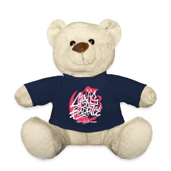 Streetwear Urban Graffiti - Teddy Bear - french navy - Front