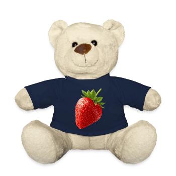 Fraise - Nounours - bleu marine - Devant