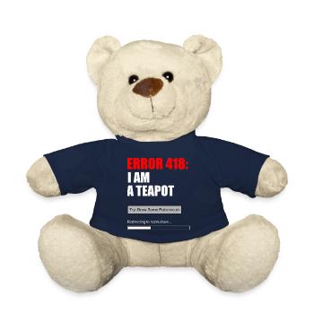 Fehler 418 Teekannen-Meme - Teddy - French Navy - Vorne