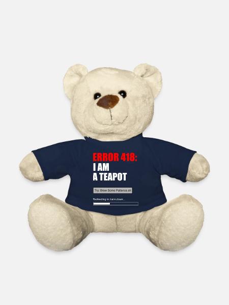 Fehler 418 Teekannen-Meme - Teddy - French Navy