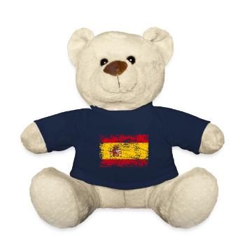 Drapeau de l’Espagne Majorque - Nounours - bleu marine - Devant