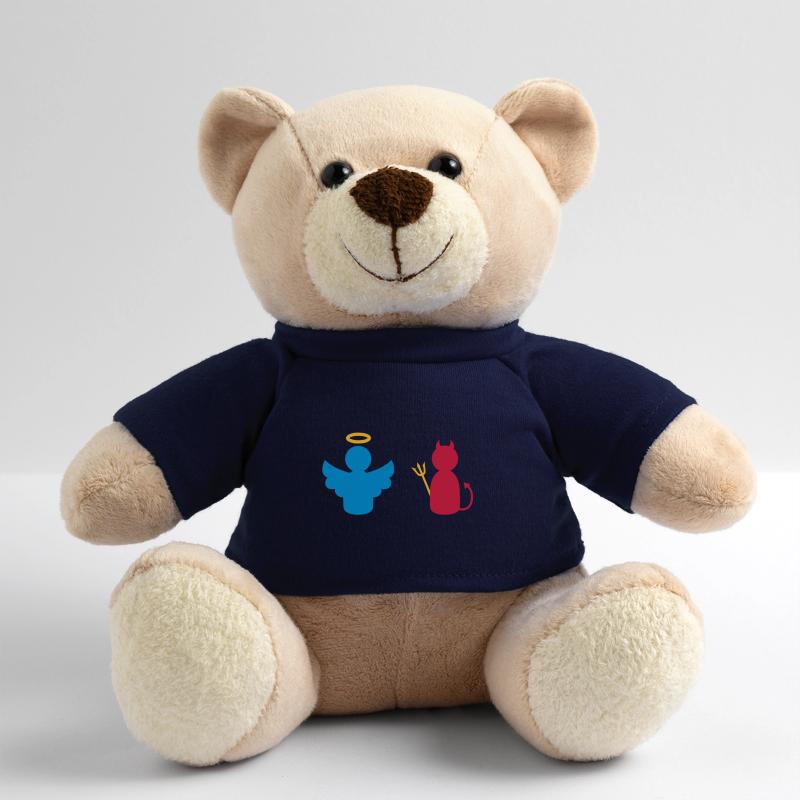 ★ Design colors changeable ★ Angels and Devils Teddy Bear