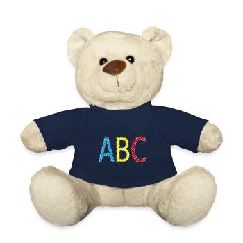 ABC- Schulstart, Schulkind - Teddy - French Navy - Vorne