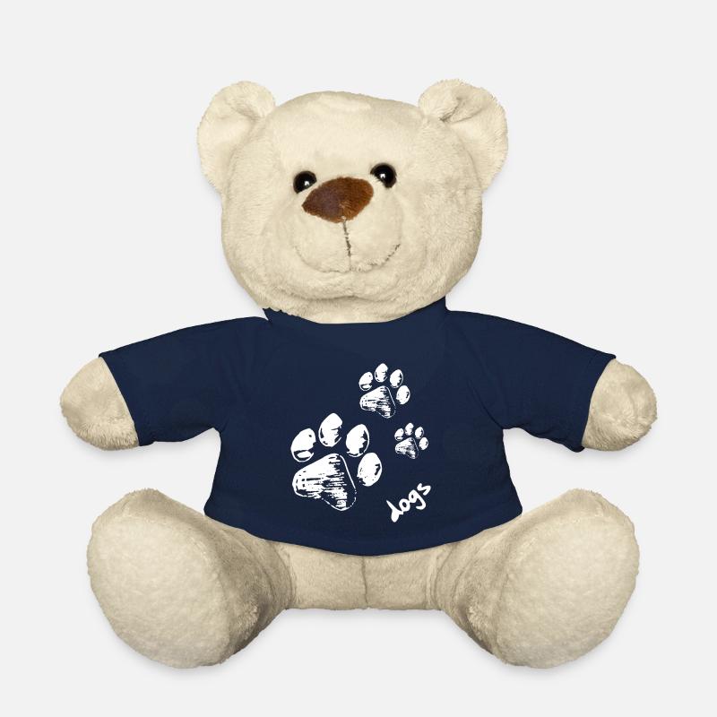 Dog paws - Dogs - Teddy Bear - french navy